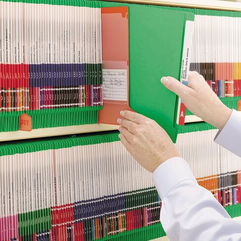 Smead 25110 Colored File Folders Straight Cut Reinforced End Tab Letter Green 100/Box in Saudi Arabia