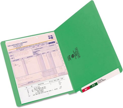 Smead 25110 Colored File Folders Straight Cut Reinforced End Tab Letter Green 100/Box in Saudi Arabia