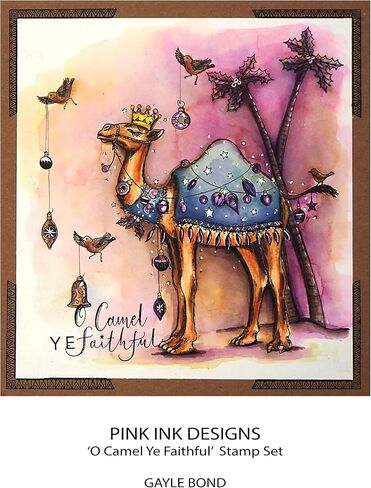 Creative Expressions Pink Ink Designs 6''X8'' Clear Stamp Set-O Camel Ye Faithful -PI177 in Saudi Arabia