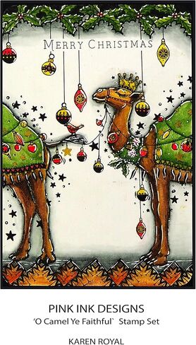 Creative Expressions Pink Ink Designs 6''X8'' Clear Stamp Set-O Camel Ye Faithful -PI177 in Saudi Arabia