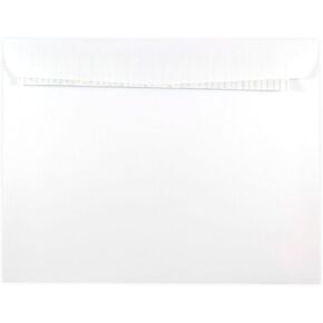 JAM PAPER 10 x 13 Booklet Strathmore Envelopes - Bright White Wove - 25/Pack in Saudi Arabia