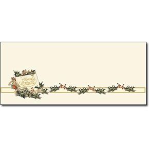 Vintage Christmas Holly #10 Envelopes - 80 Holiday Envelopes in Kuwait