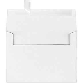 LUXPaper A2 Invitation Envelopes in 80 lb. Gray - 100% Cotton for 4 1/4 x 5 1/2 Cards, Printable Square Flap Envelopes for Invitations with Peel and Press, 50 Pack, Envelope Size 4 3/8 x 5 3/4 (Gray) in Saudi Arabia