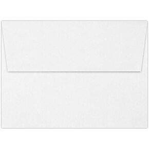 LUXPaper A6 Premium Wove Invitation Envelopes | 4 3/4" x 6 1/2" | Natural White | 80lb. Text | 50 Qty