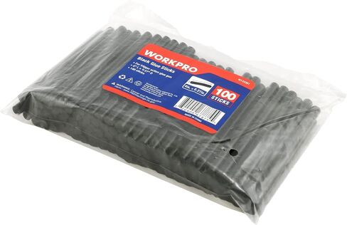 WORKPRO W133361 عصي مسدس غراء ساخن صغيرة 4 بوصة. طويل 0.27 بوصة. ضياء. أسود (100 عبوة) in Kuwait
