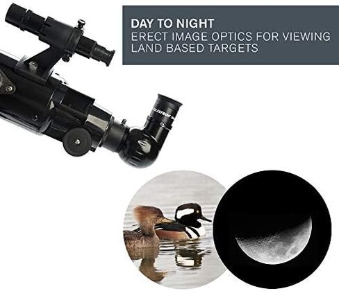 Celestron PowerSeeker 60AZ Refractor Telescope for Moon & Planet Viewing | Larger 60mm Objective Lens, Bright Lunar & Planetary Views, Manual Alt-Azimuth Controls, Adjustable Tripod, Easy to Use in Saudi Arabia