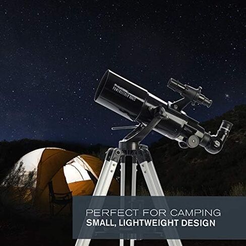 Celestron PowerSeeker 60AZ Refractor Telescope for Moon & Planet Viewing | Larger 60mm Objective Lens, Bright Lunar & Planetary Views, Manual Alt-Azimuth Controls, Adjustable Tripod, Easy to Use in Saudi Arabia
