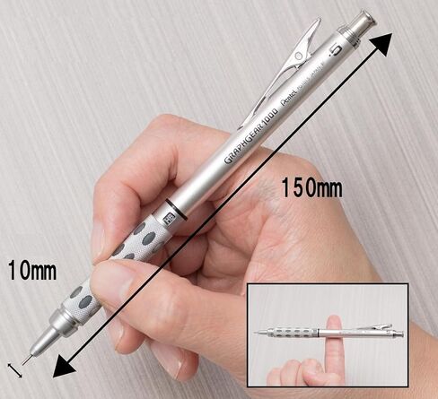 Pentel GraphGear 1000 Automatic Drafting Pencil - Metal Mechanical Pencils 0.5 and 0.7mm with Refill Leads in Saudi Arabia