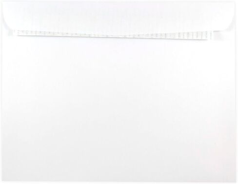 JAM PAPER 10 x 13 Booklet Strathmore Envelopes - Bright White Wove - 25/Pack in Saudi Arabia