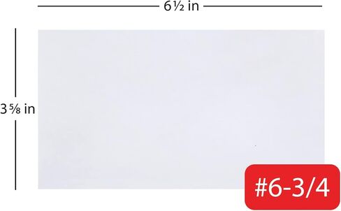 Office Depot All-Purpose Envelopes, #6 3/4 (3 5/8in. x 6 1/2in.), White, Box Of 500, 78105 in Saudi Arabia