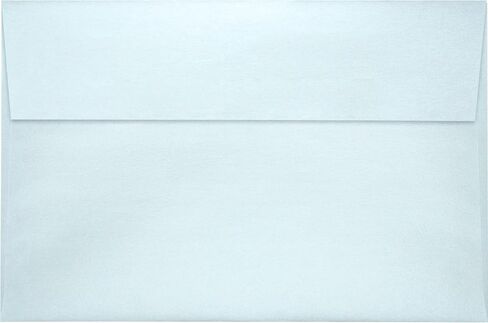 مظاريف دعوة LUXPaper A9 | قشر واضغط | 5 3/4 بوصة × 8 3/4 بوصة | أكوامارين ميتاليك | 80 رطل. نص | 50 الكمية in Saudi Arabia