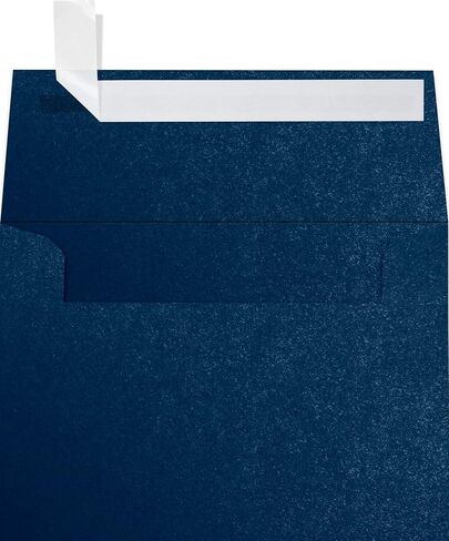 مظاريف دعوة LUXPaper A7 | قشر واضغط | 5 1/4 بوصة × 7 1/4 بوصة | اللازورد ميتاليك - ستاردريم | 81 رطل. نص | 50 الكمية in Saudi Arabia