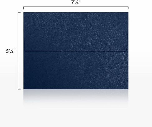 مظاريف دعوة LUXPaper A7 | قشر واضغط | 5 1/4 بوصة × 7 1/4 بوصة | اللازورد ميتاليك - ستاردريم | 81 رطل. نص | 50 الكمية in Saudi Arabia