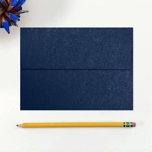 مظاريف دعوة LUXPaper A7 | قشر واضغط | 5 1/4 بوصة × 7 1/4 بوصة | اللازورد ميتاليك - ستاردريم | 81 رطل. نص | 50 الكمية in Saudi Arabia
