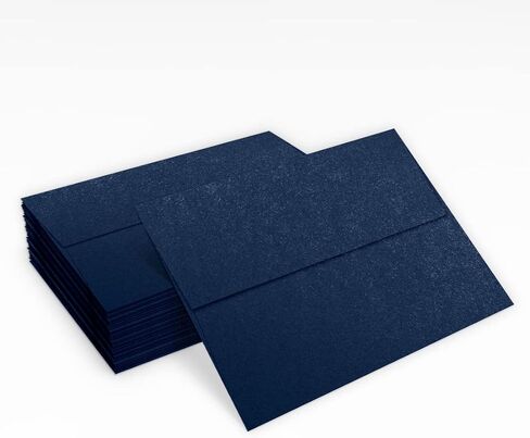 مظاريف دعوة LUXPaper A7 | قشر واضغط | 5 1/4 بوصة × 7 1/4 بوصة | اللازورد ميتاليك - ستاردريم | 81 رطل. نص | 50 الكمية in Saudi Arabia