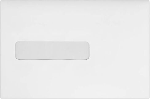 LUXPaper 6 x 9 Booklet Window Envelopes | Bright White | 24lb. Text | 50 Qty in Saudi Arabia