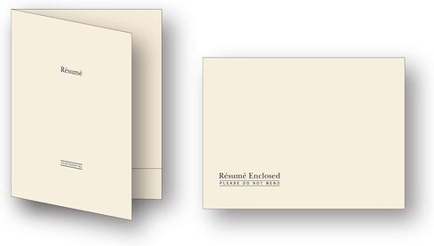 Southworth® Résumé Folders & Envelopes, 9" x 12", 88-Lb, White/Silver, Pack of 5 in Kuwait