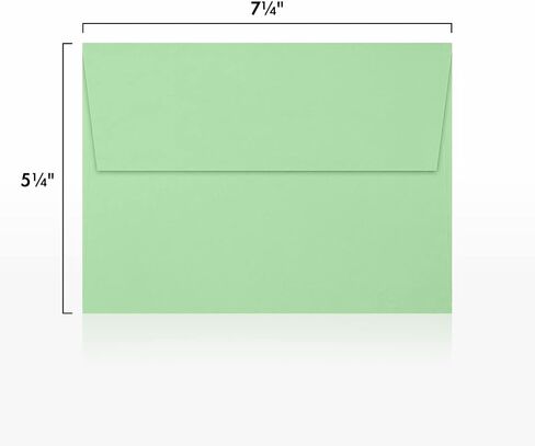 LUXPaper A7 Invitation Envelopes | Peel & Press | 5 1/4" x 7 1/4" | Slate Gray | 70lb. Text | 50 Qty in Saudi Arabia