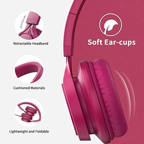 AILIHEN C8 Kids Headphones Wired with Microphone and Volume Control Folding Lightweight Corded Headset for Boy Girls School Cellphones Tablets Chromebook Smartphone Laptop Computer Mp3/4 (Grey/Mint) in Saudi Arabia
