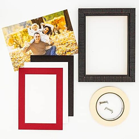 11x15 Mat Bevel Cut for 8.5x11 Photos - Acid Free Black with Black Core Precut Matboard - For Pictures, Photos, Framing - 4-ply Thickness in Saudi Arabia