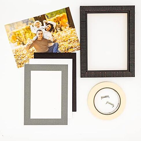 5x7 Mat Bevel Cut for 4x6 Photos - Acid Free Oyster Shell White Precut Matboard - For Pictures, Photos, Framing - 4-ply Thickness in Kuwait