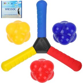 WIESSOC Hand Eye Coordination Trainer & Reaction Speed Training Equipment Set Tool | Reaction Catch Trainer – Improve Reflex, Agility, and Focus for Sports, Exercise, and Fun for All Ages