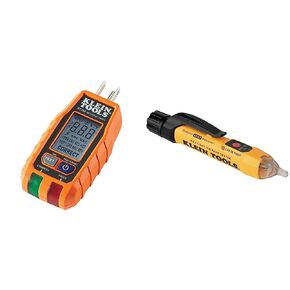 Klein Tools 80041 Outlet Repair Tool Kit with GFCI Receptacle Tester, Non Contact Voltage Tester and Wire Stripper, 3-Piece in Kuwait