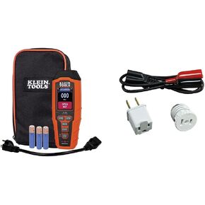 Klein Tools RT390 Circuit Analyzer with Large LCD, Identifies Wiring Faults, GFCI and AFCI Tester, Voltage Drop, Displays Trip Time, Orange & 69417 Rare-Earth Magnetic Hanger, with Strap in Saudi Arabia