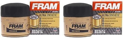 FRAM Ultra Synthetic Automotive Replacement Oil Filter, Designed for Synthetic Oil Changes Lasting up to 20k Miles, XG3614 with SureGrip (Pack of 1) in Kuwait