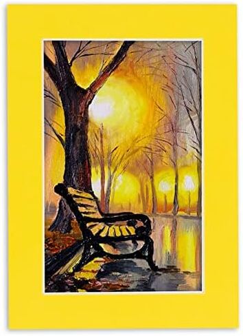 16x20 Mat Bevel Cut for 12x15 Photos - Acid Free Charcoal Grey Precut Matboard - for Pictures, Photos, Framing - 4-ply Thickness in Kuwait
