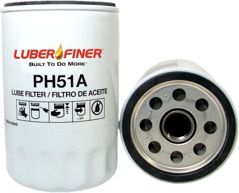 فلتر زيت المحرك Luberfiner PH51A من Luber-finer يناسب منتجات مختارة من جنرال موتورز (1980-05)، Isuzu (1997-99) (AC PF52؛ GM 25012760) in Saudi Arabia