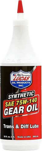 Lucas Oil 10121 SAE 75W-140 Synthetic Gear Oil/Transmission and Differential Lube - 1 Quart in Saudi Arabia
