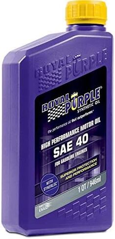 Royal Purple 01040 SAE 40 Heavy Duty High Performance Synthetic Motor Oil - 1 Quart Bottle in Saudi Arabia