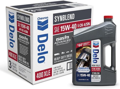 Delo 257000470 400 XLE 10W-30 Synblend Motor Oil - 1 Gallon in Saudi Arabia