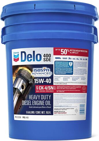 Delo 257000470 400 XLE 10W-30 Synblend Motor Oil - 1 Gallon in Saudi Arabia