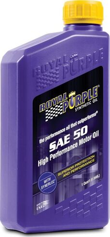 Royal Purple 06050-6PK زيت محرك اصطناعي عالي الأداء مرخص من API SAE 50 - 1 كوارت. (الحالة 6) in Kuwait