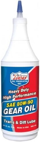 زيت لوكاس 10043-PK12 زيت تروس عالي التحمل 80/90 بلس - زجاجة سعة 1 لتر in Kuwait