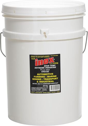 شحم الضغط الشديد MX8 Inox ذو درجة الحرارة العالية مع PTFE - حوض 2.5 كجم (4.4 رطل) in Kuwait