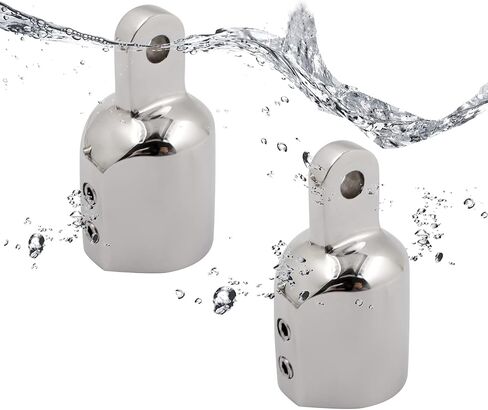 SHENGHUISS 4 Pack 7/8 inch (22.8MM) Heavy Duty Bimini Top Cap Eye End Fitting Stainless Steel 316 Boat Bimini Top Parts Fits 7/8'' O.D. Round Tubing Marine Hardware with L Shape Hex Key in Saudi Arabia