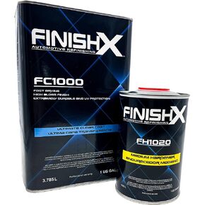طلاء نهائي نهائي لإعادة طلاء السيارات من FinishX (FC1000-1 جالون) مجموعة 4:1 مع منشط/مقوي متوسط ​​(FH1020-1 كوارت) in Saudi Arabia