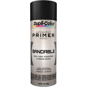 Dupli-Color DAP1698 Sandable Primer Spray Paint - Black Hot Rod- 12 oz. Aerosol Can