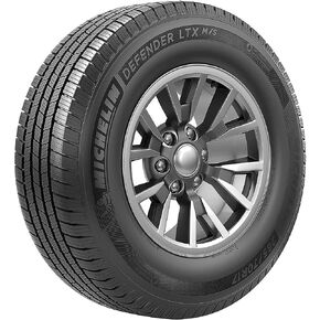 إطار سيارة MICHELIN Defender LTX M/S نصف قطري لجميع المواسم للشاحنات الخفيفة وسيارات الدفع الرباعي والكروس أوفر، LT285/75R16/E 126/123R in Saudi Arabia