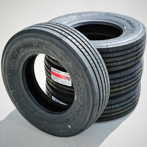 مجموعة من 4 (أربعة) إطارات كوبارتنر CP962 التجارية لجميع المواسم - 215/75R17.5 215/75/17.5 215/75-17.5 127/124M نطاق التحميل H LRH 16-Ply BSW جدار جانبي أسود in Kuwait