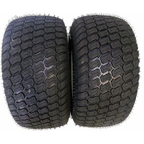 2-Sets HORSESHOE 10" Black Alloy Steel Wheels on 20" Turf Golf Cart Tires 20X8-10 Assemblies equal as 20.5x8x10 205/65-10 20.5X8.0-10 in Kuwait