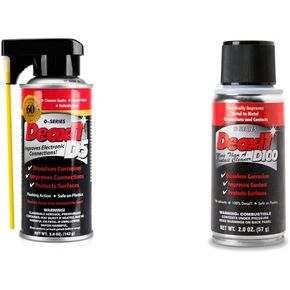 Hosa D100S-2 CAIG DeoxIT 100% Spray Contact Cleaner, 2 oz.