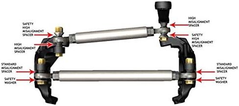 HEAVY DUTY STEERING KIT WITH 7/8" HEIMS in Saudi Arabia