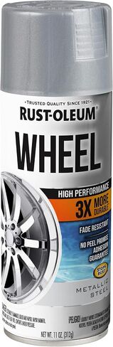 Rust-Oleum 368076 High Performance Wheel Spray Paint, 11 oz, Gloss Black in Kuwait
