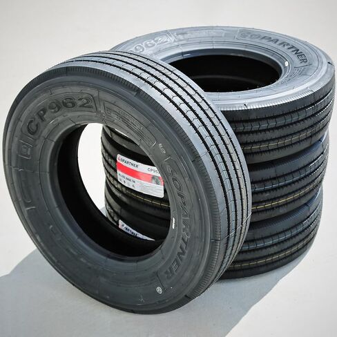 مجموعة من 4 (أربعة) إطارات كوبارتنر CP962 التجارية لجميع المواسم - 215/75R17.5 215/75/17.5 215/75-17.5 127/124M نطاق التحميل H LRH 16-Ply BSW جدار جانبي أسود in Kuwait