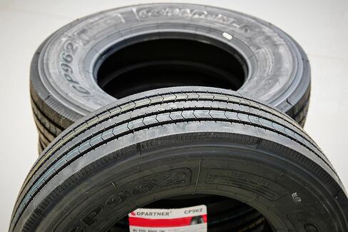 مجموعة من 4 (أربعة) إطارات كوبارتنر CP962 التجارية لجميع المواسم - 215/75R17.5 215/75/17.5 215/75-17.5 127/124M نطاق التحميل H LRH 16-Ply BSW جدار جانبي أسود in Kuwait