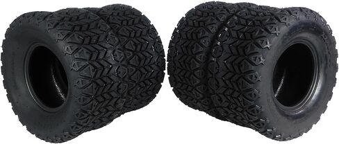 مجموعة إطارات عربة الجولف MASSFX - أربعة مقاس 22x11-10 - تصنيف 4 طبقات - عمق مداس 12 مم - 22x11x10 (أربع عبوات) in Kuwait